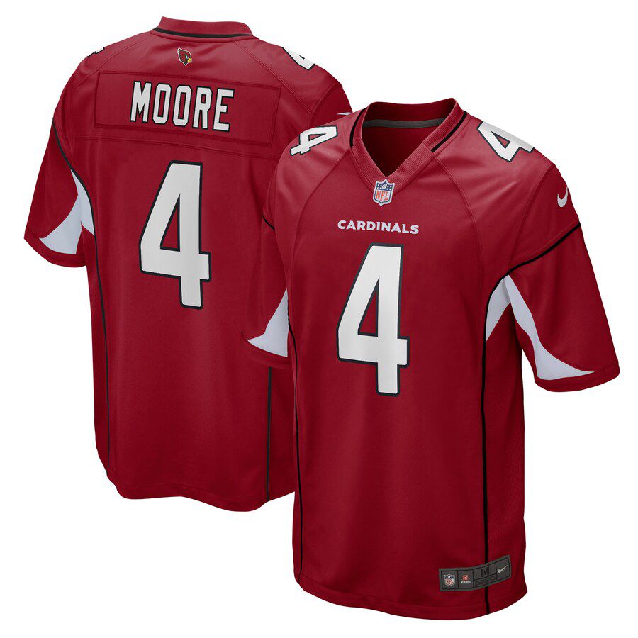 Men Arizona Cardinals 4 Rondale Moore Nike Cardinal Team Game NFL Jersey